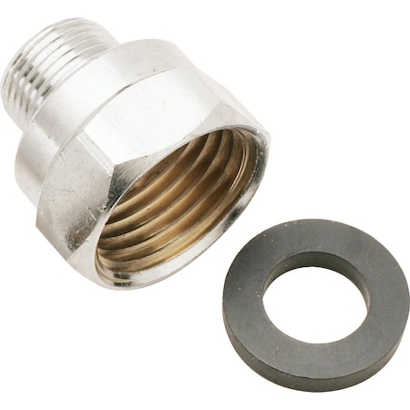 All-Source 3/8 In. OD x 1/2 In. FIP Brass Adapter 455910